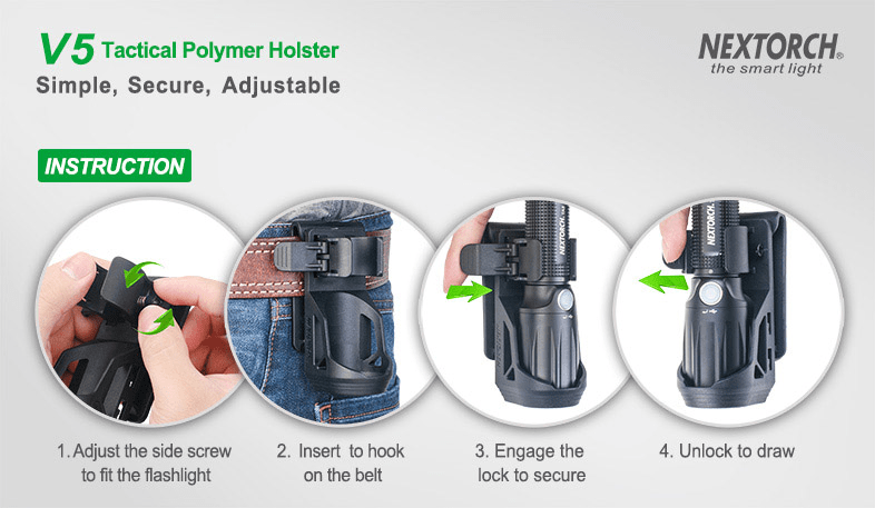 Nextorch V5 360° Rotatable Torch Holster
