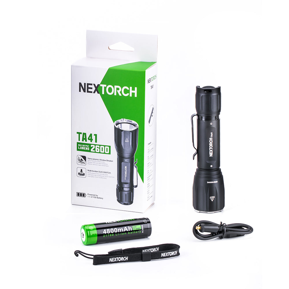 Nextorch TA41 | 2600 Lumen Tactical Flashlight