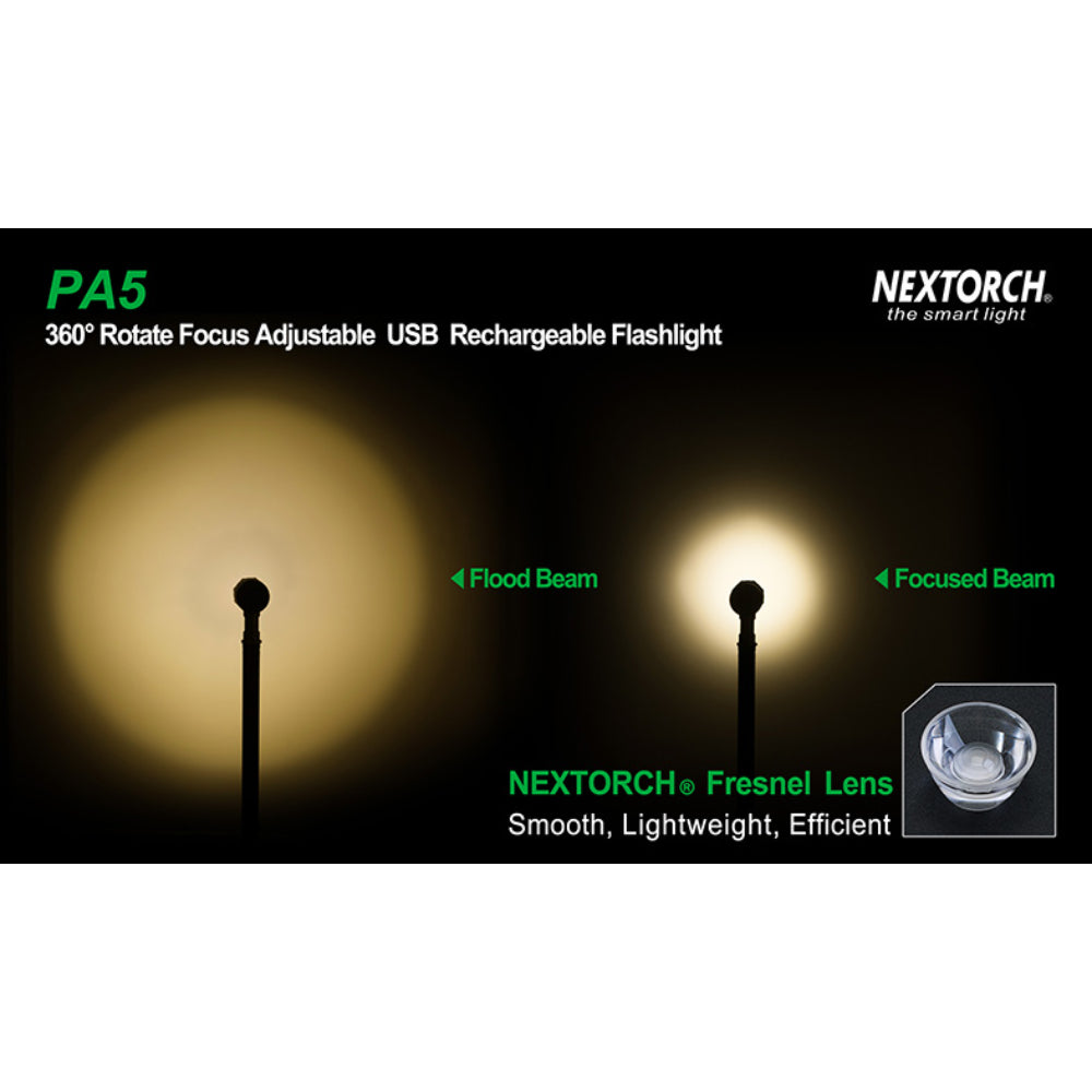 NEXTORCH | PA5 Rechargeable Focussing LED Torch