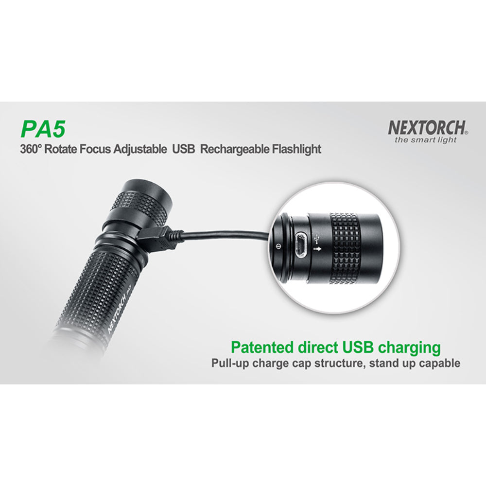 NEXTORCH | PA5 Rechargeable Focussing LED Torch