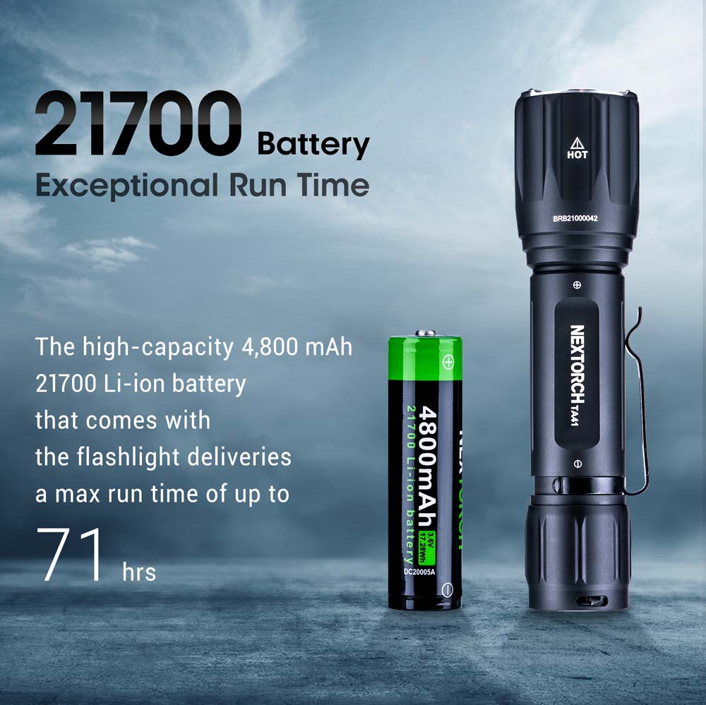 Nextorch TA41 | 2600 Lumen Tactical Flashlight