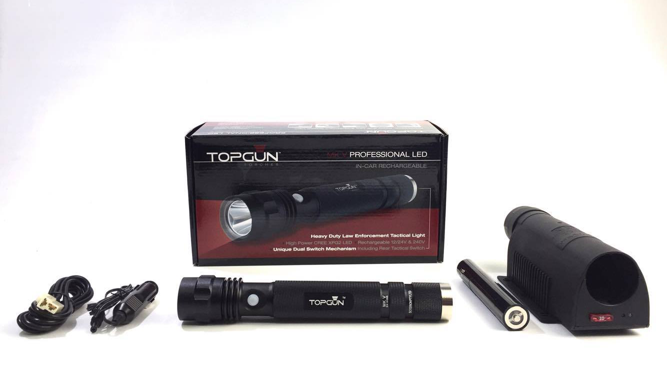 Top Gun MKV Rechargeable LED Law Enforcement Torch