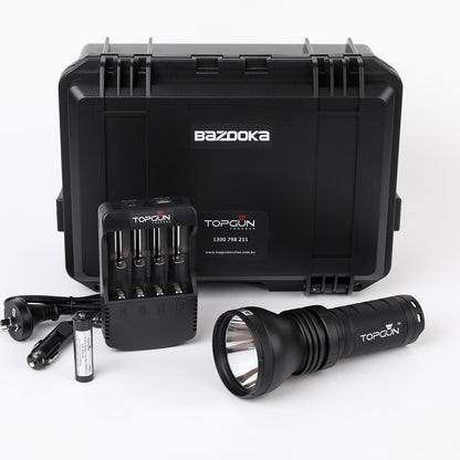 Top Gun Bazooka Camping Torch- 1400 metre beam distance
