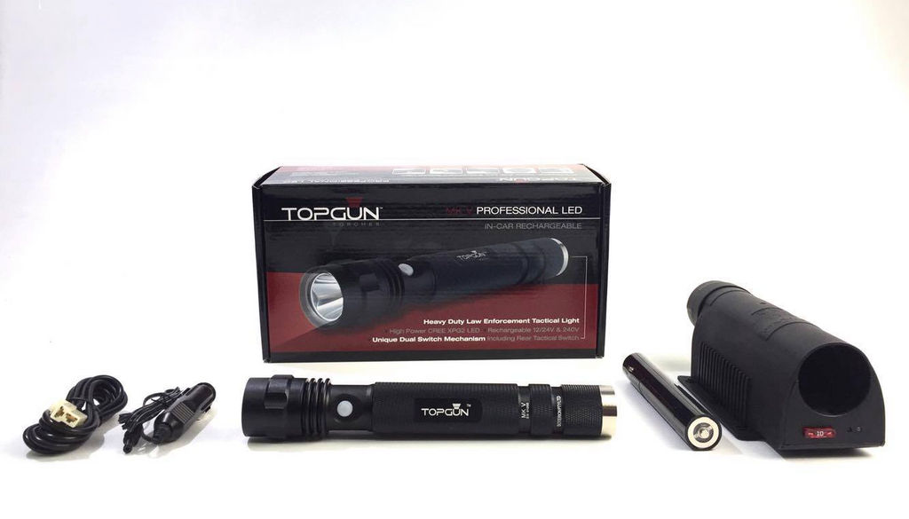Top Gun Led Light Top Gun MKVI Rechargeable LED Police Torch KIT – Top Gun Torches | LED ...